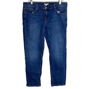 Eileen Fisher Straight Cut Stretch Jeans Size 14